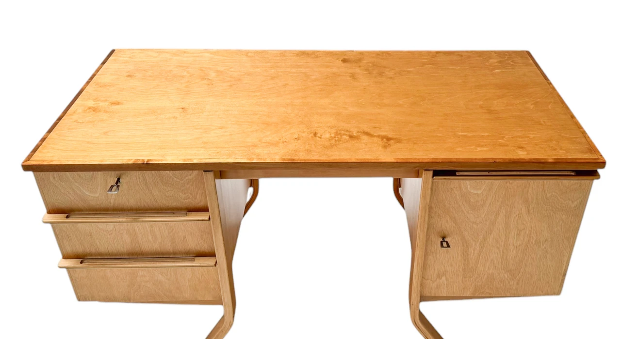 Mid-Century Modern EB04 Desk by Cees Braakman for Pastoe, 1950s